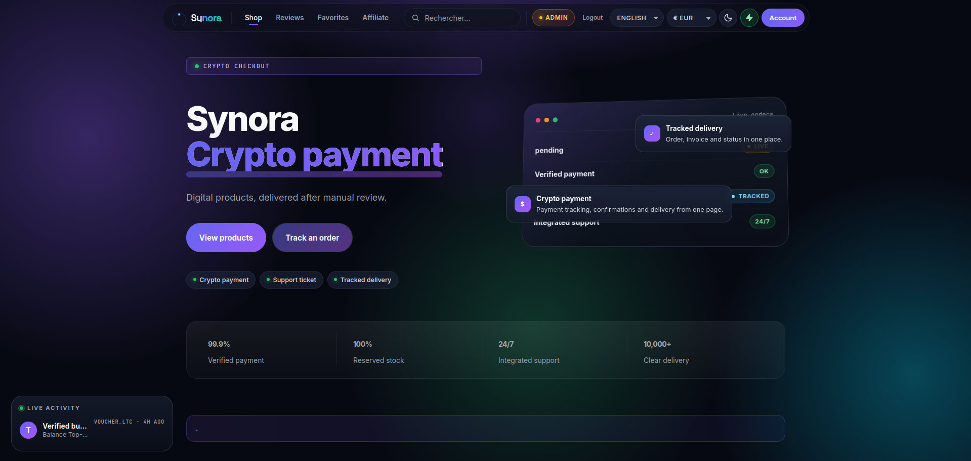 A digital Marketplace